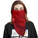 Lachs Kl Rotweissschwarz Kl Face Covering Bandana (Triangle) View1