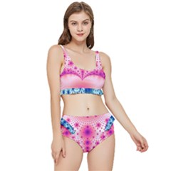 Pattern Frilly Bikini Set by 2607694c