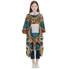 Muster 7 600dpi 12000 Matt Pattern 1 Kids  Hooded Rain Ponchos by 2607694c