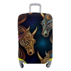 Schwarz Pferde Muster Luggage Cover (small) by 2607694c