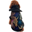 Schwarz pferde muster Dog Coat View2