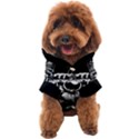 Schwarz katze punk Dog Coat View1