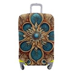 Dunkelbraun Pattern 1 Luggage Cover (small) by 2607694c