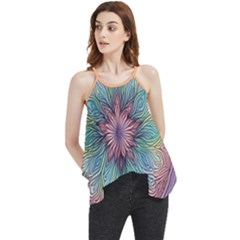 Orange3 Pattern 4 Flowy Camisole Tank Top by 2607694c