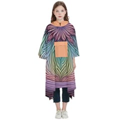 Orange3 Pattern 4 Kids  Hooded Rain Ponchos by 2607694c