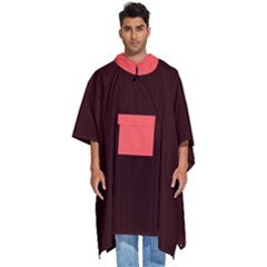 4 Farben 2 Men s Hooded Rain Ponchos by 2607694c