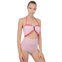 4 Farben  Scallop Top Cut Out Swimsuit by 2607694c