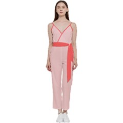 4 Farben  V-neck Camisole Jumpsuit by 2607694c