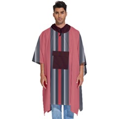 Streifen Men s Hooded Rain Ponchos by 2607694c