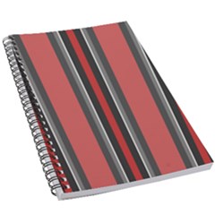 Rosa Grau Streifen 5 5  X 8 5  Notebook by 2607694c