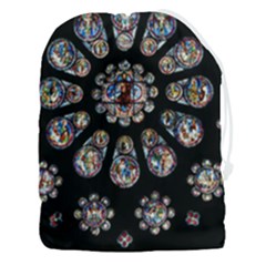 Photo Chartres Notre Dame Drawstring Pouch (3xl) by Bedest