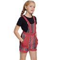 Altrosa Rosa Grau Streifen Kids  Short Overalls View3