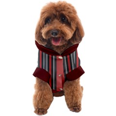 Dunkelrot4 Rosa Grau Streifen Dunkelrot3 Dog Coat by 2607694c