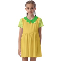 4 Farben Kids  Asymmetric Collar Dress by 2607694c