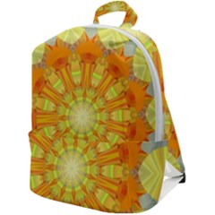 Sunshine-sunny-sun-abstract-yellow - Zip Up Backpack by Ravend