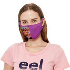 Pink Florales Muster Crease Cloth Face Mask (adult) by 2607694c