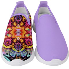 Pink Florales Muster Kids  Slip On Sneakers by 2607694c