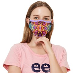 Pink Florales Muster Fitted Cloth Face Mask (adult) by 2607694c