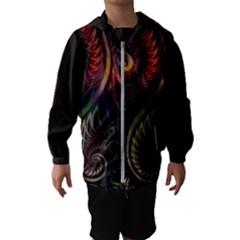 Fractal 1 Kids  Hooded Windbreaker by 2607694c