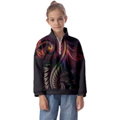 Fractal 1 Kids  Half Zip Hoodie by 2607694c