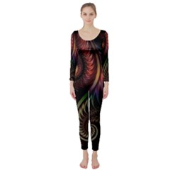 Fractal  Long Sleeve Catsuit by 2607694c