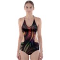 fractal  Cut-Out One Piece Swimsuit View1