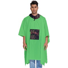 Grün Men s Hooded Rain Ponchos by 2607694c