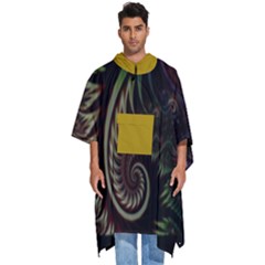 Fractal Men s Hooded Rain Ponchos by 2607694c