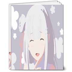 Emilia Rezero 8  X 10  Softcover Notebook by Azkajaya