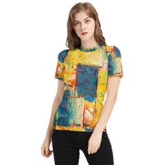 Wall Art Women s Short Sleeve Rash Guard by Azkajaya