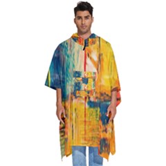 Wall Art Men s Hooded Rain Ponchos by Azkajaya