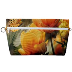 Yellow Butterfly Flower Handbag Organizer by Azkajaya