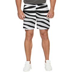 White Tiger Skin Men s Runner Shorts by Ket1n9