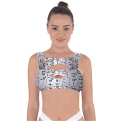 Science Formulas Bandaged Up Bikini Top by Ket1n9