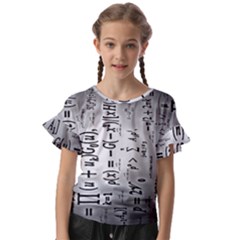 Science Formulas Kids  Cut Out Flutter Sleeves by Ket1n9