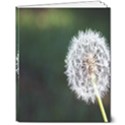 White Flower 8  x 10  Softcover Notebook View1