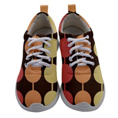 Pattern Circle Retro Design Women Athletic Shoes by Loisa77