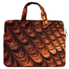 Fractal Frax Macbook Pro 13  Double Pocket Laptop Bag by Askadina