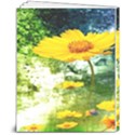 Yellow Flowers 8  x 10  Softcover Notebook View2