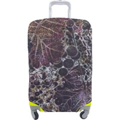 Grapevine Symphony Print Pattern Bk Luggage Cover (large) by dflcprintsclothing