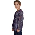 Grapevine Symphony Print Pattern Bk Kids  Crewneck Sweatshirt View2