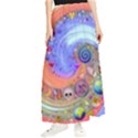 Swirl Vortex Emoji Cyclone Motion Maxi Chiffon Skirt View1