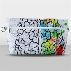 Brain Mind Psychology Idea Drawing Handbag Organizer by Loisa77