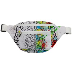 Brain Mind Psychology Idea Drawing Fanny Pack by Loisa77