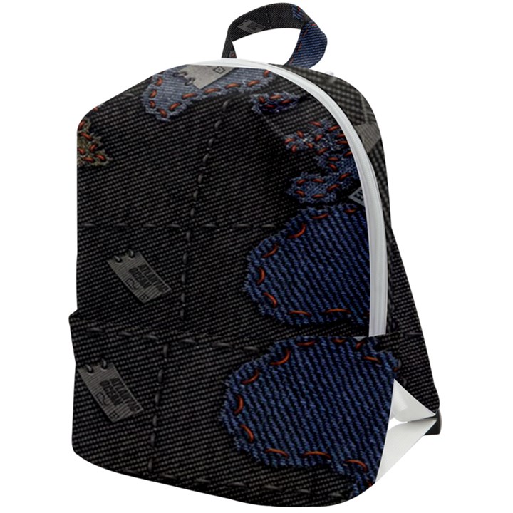 World Map Zip Up Backpack