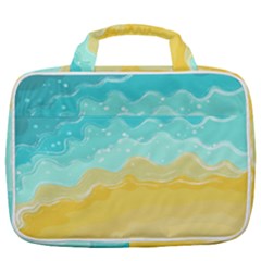 Abstract Background Beach Coast Travel Toiletry Bag With Hanging Hook by anzea