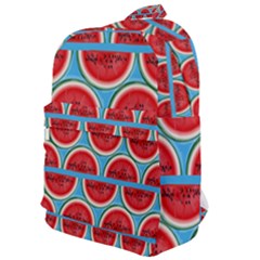 Illustrations Watermelon Texture Pattern Classic Backpack by anzea