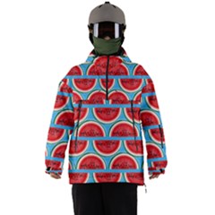 Illustrations Watermelon Texture Pattern Men s Ski And Snowboard Waterproof Breathable Jacket by anzea