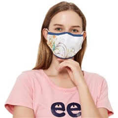 Flower Blau Fitted Cloth Face Mask (adult) by 2607694c