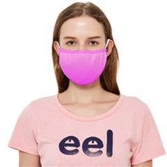 Gradient Pink - Pastel Yellow Pink Rosa Cloth Face Mask (adult) by 2607694c